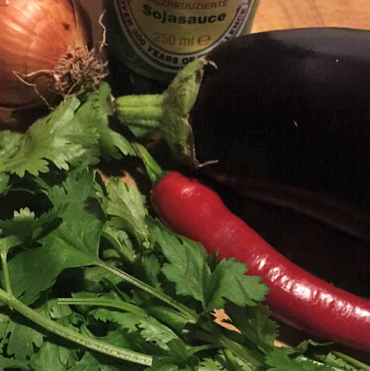 Mein Abendessen: Scharfe asiatische Hackfleischpfanne