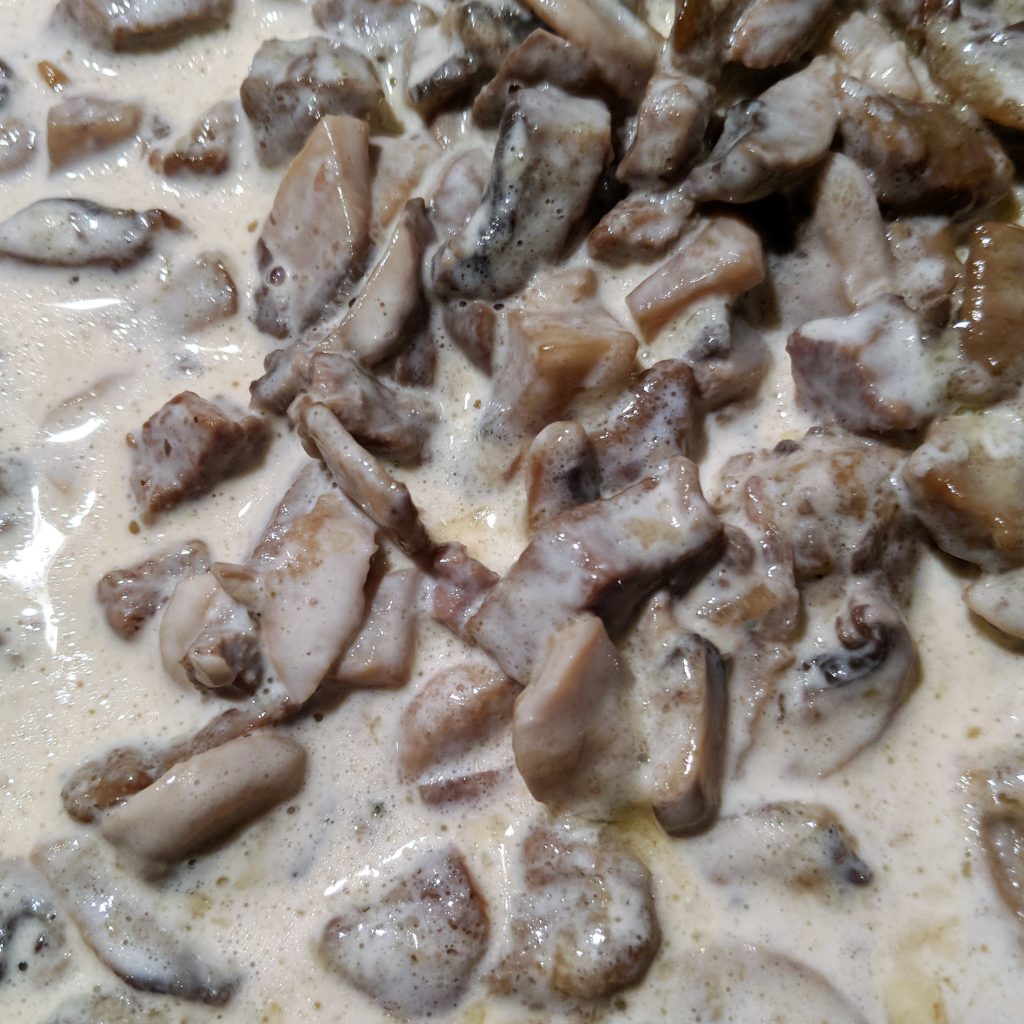 Rezept: Kalbsgeschnetzeltes mit Champignons