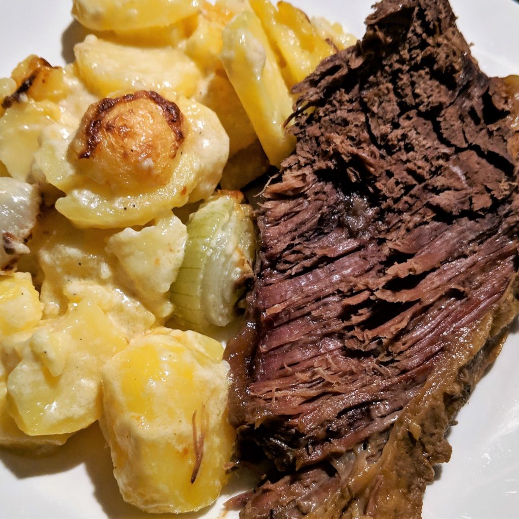 Mein Abendessen: Tafelspitz mit Sahnekartoffeln