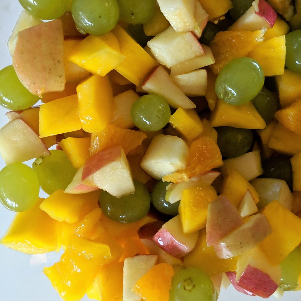 Rezept: Obstsalat mit einem Trick