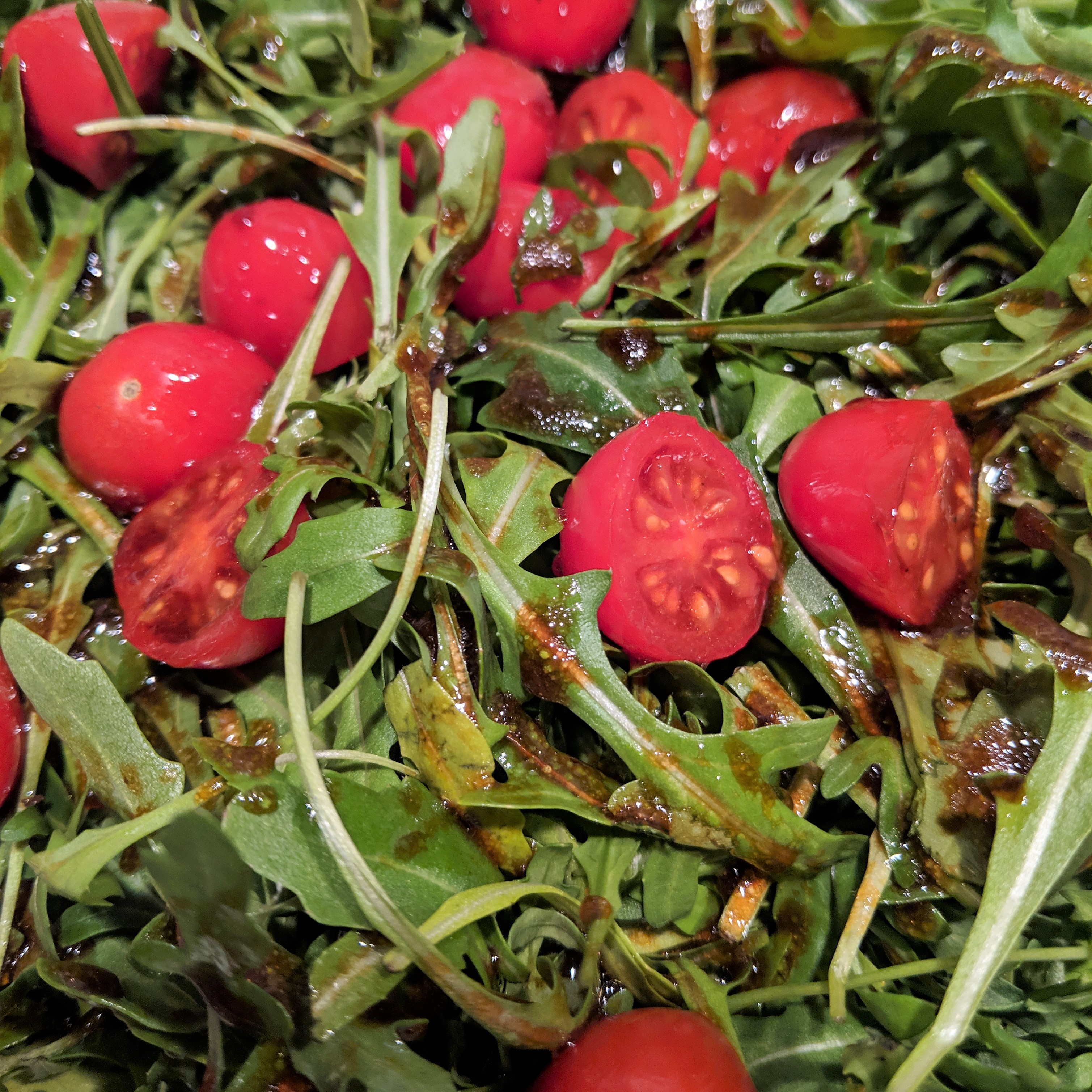 Rezept: Rucolasalat mit Tomaten