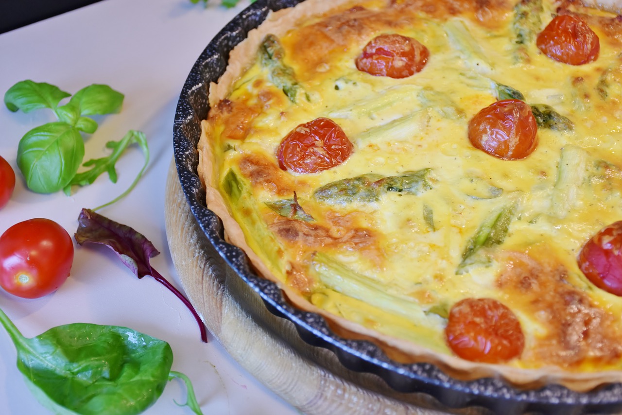 Rezept: Quiche mit Ricotta und Spargel