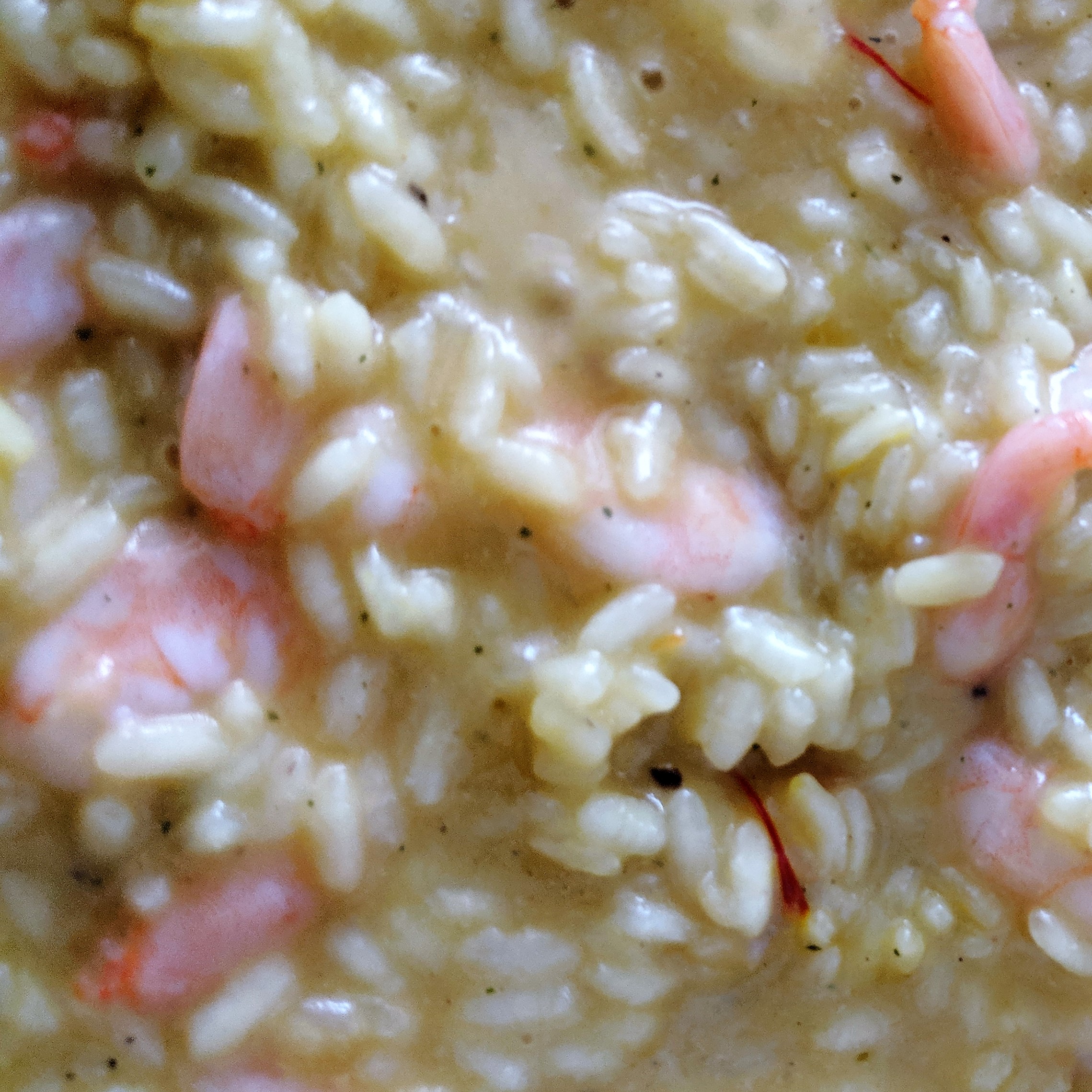 Rezept: Safran-Trüffel-Risotto mit Garnelen