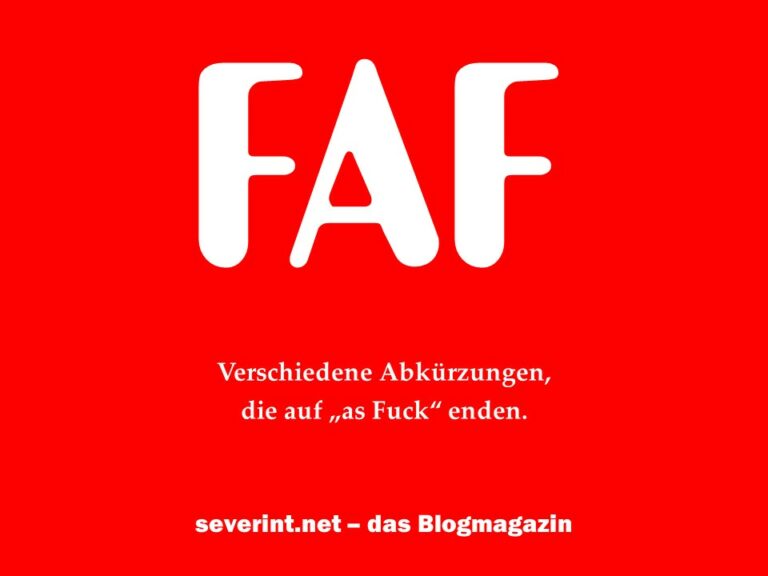 Was bedeutet die Abkürzung FAF?
