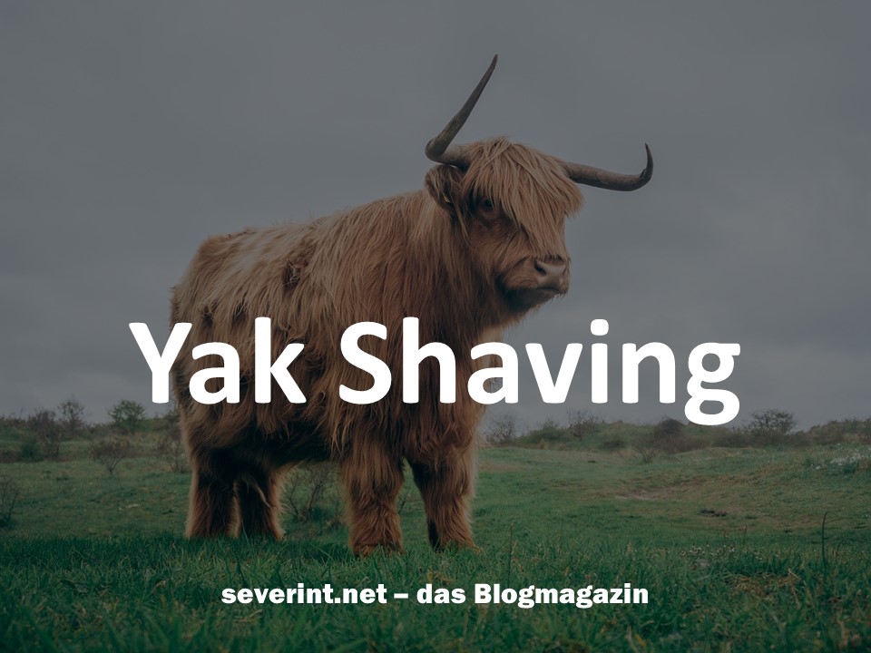 Was bedeutet Yak Shaving? das BlogMagazin