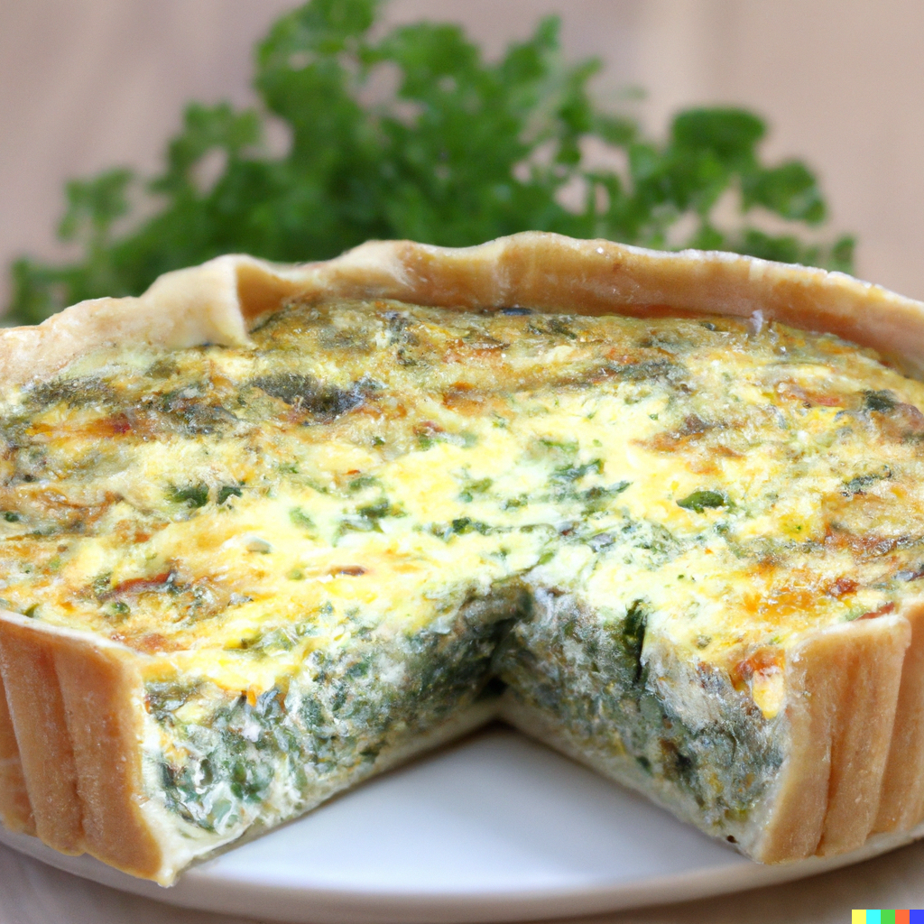 Rezept: Käse-Koriander Quiche