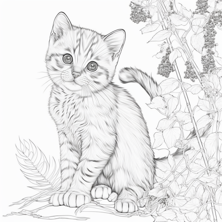Ausmalbilder zum Ausdrucken Katzen: Malen, Lernen und Spaß haben!