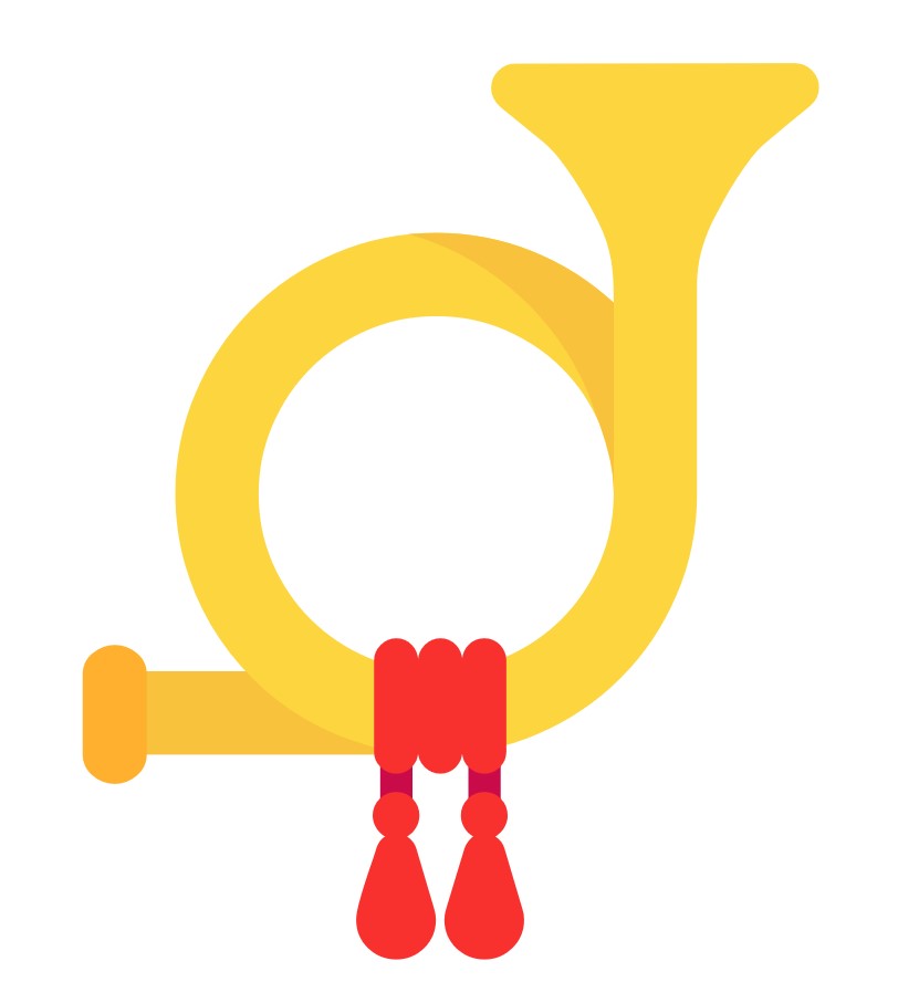 Was bedeutet ein Posthorn (📯) im