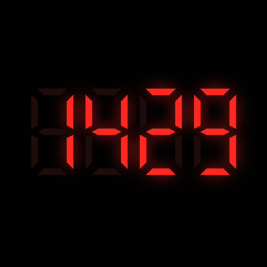 Retro-Bild zur Zahl 1429: rote 7-Segment-LED-Anzeige im Dunkeln. Die Zahl 1429 ist groß im Bild zu sehen.